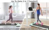 2 in 1 Under Desk Electric Treadmill 2.5HP;Bluetooth speaker;
